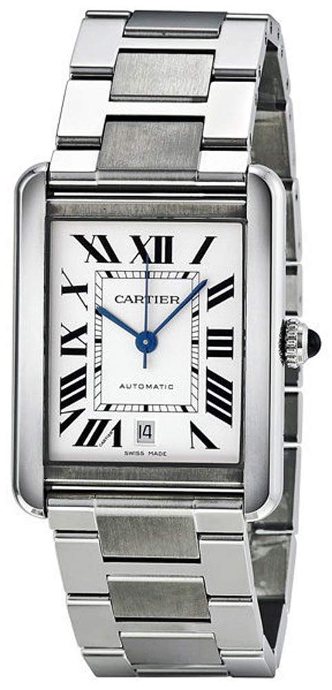Cartier Tank Solo W5200028 Luxury Watch - Classic Stainless Steel Quartz Wristwatch for Men & Women | Perfect for Business, Formal Events & Everyday Wear