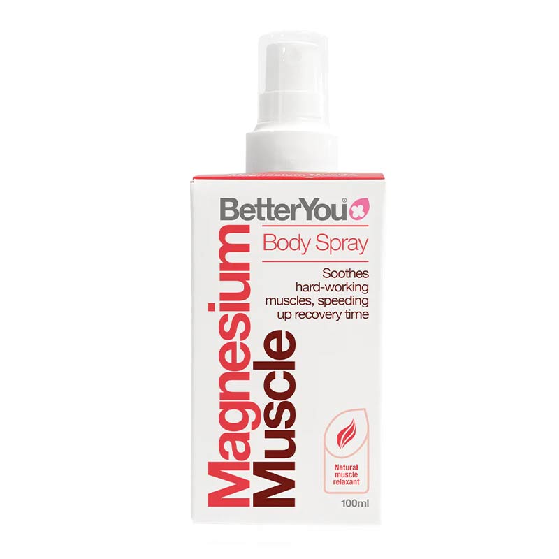 Better You Magnesium Muscle Spray - Fast-Absorbing Magnesium Oil for Muscle Recovery & Relaxation - Perfect for Post-Workout, Stress Relief & Better Sleep