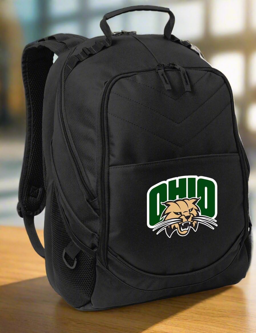 Official Ohio Bobcats Laptop Backpack - Ohio University Computer Bag for Students, Travel & Campus Life