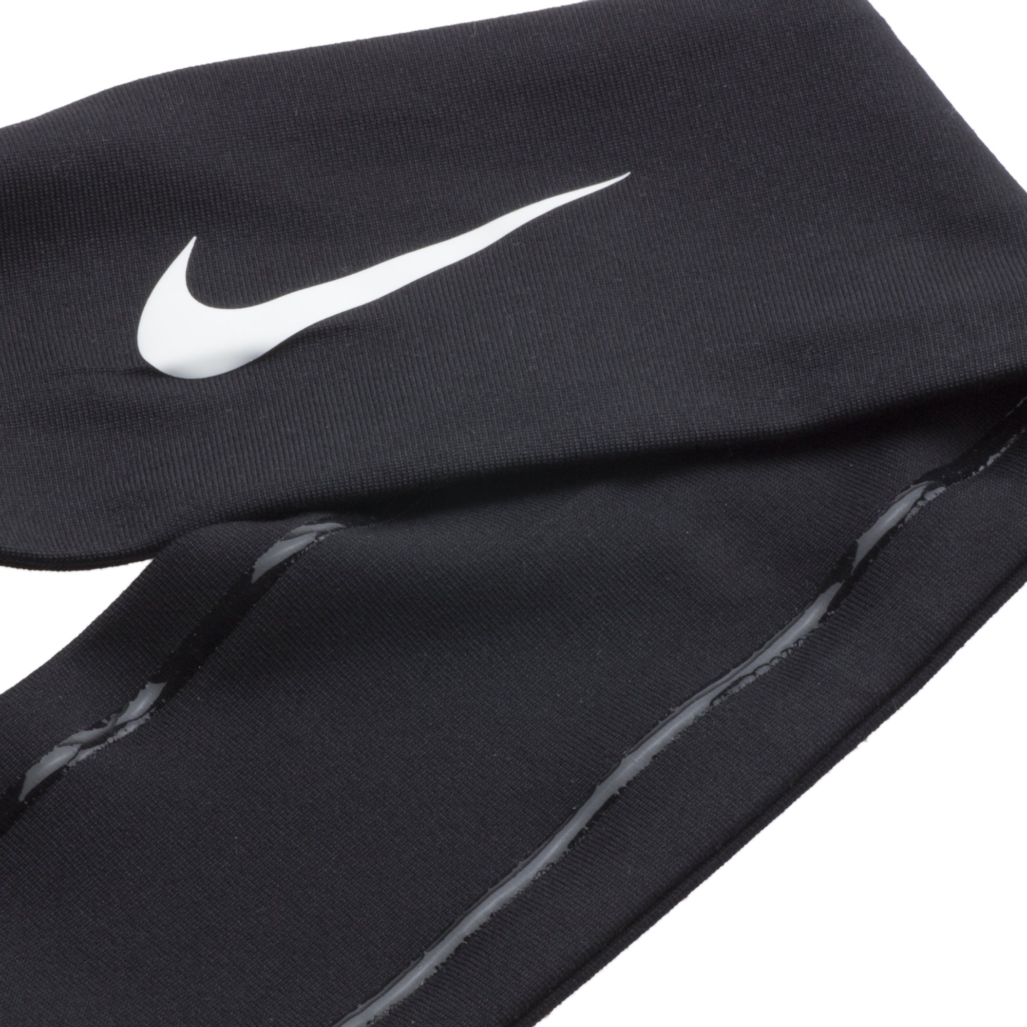 Nike Dri-Fit Head Tie 2.0 Headbands for Women & Men - Sweat Absorbing Sports Headband - White/Black - One Size Fits All - Perfect for Running, Yoga, Tennis & Workouts