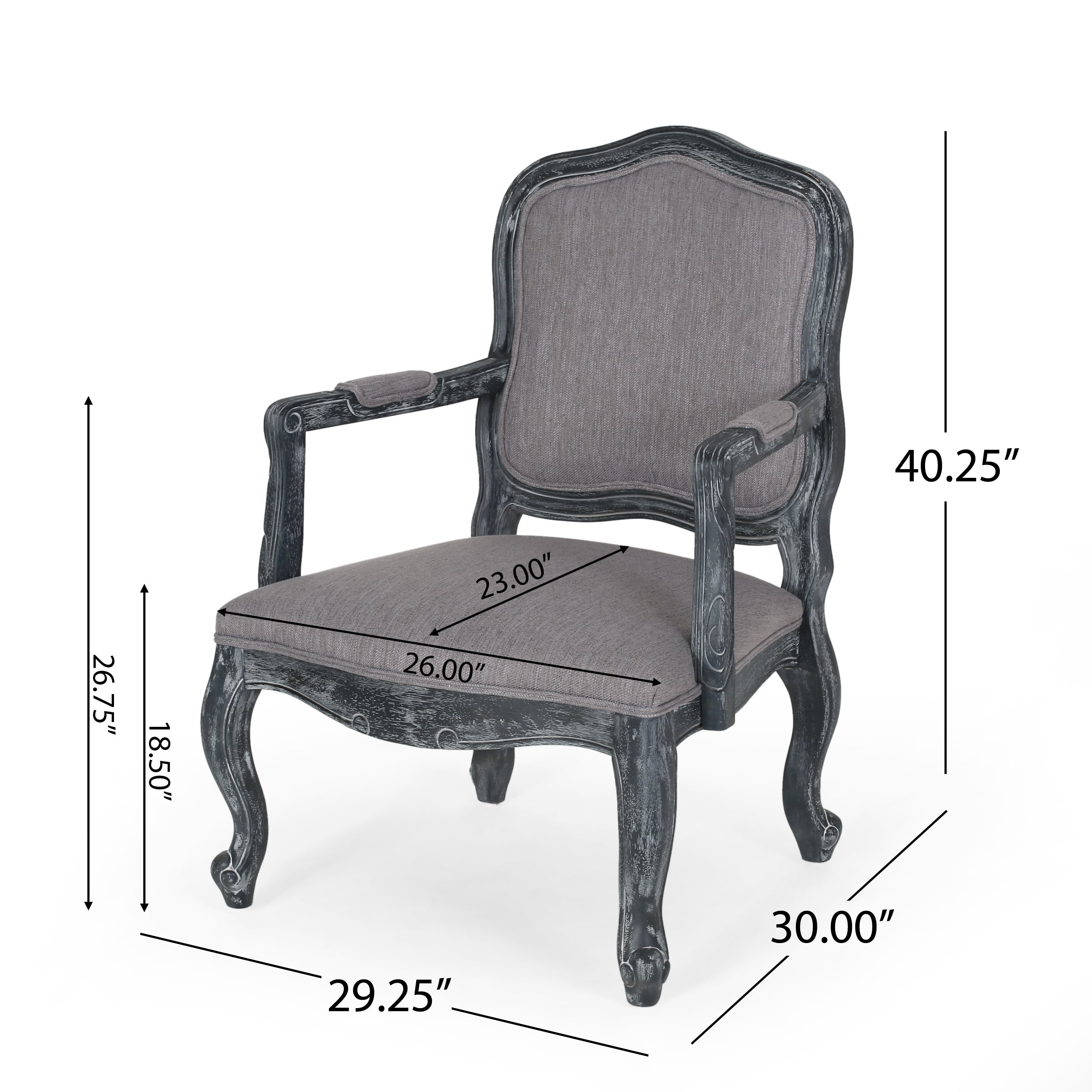 Modern Dining Chairs Set of 2 - Comfortable Kitchen Chairs with Padded Seat - Perfect for Dining Room, Breakfast Nook, and Small Space Decor
