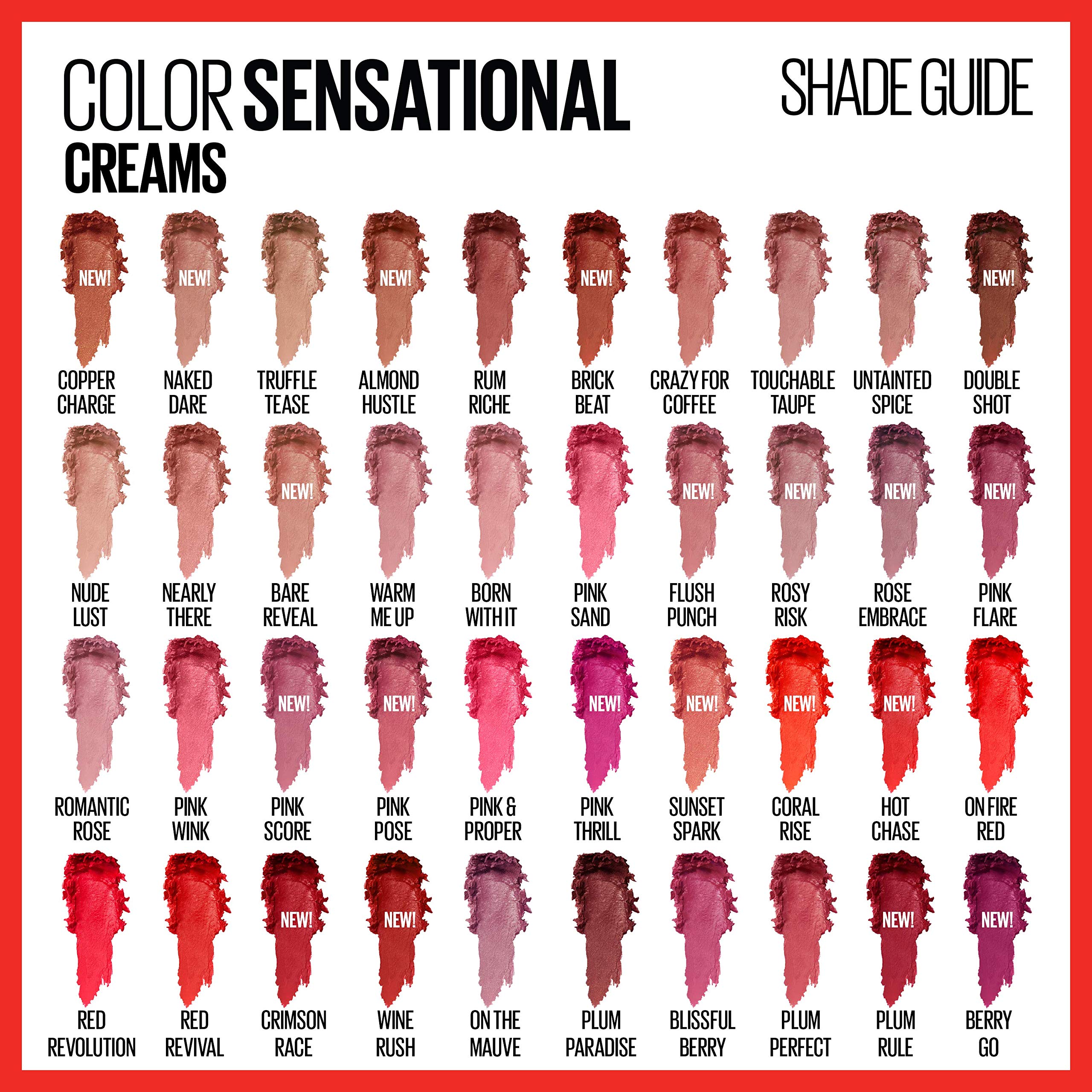Maybelline Color Sensational Cream Finish Hydrating Lipstick - Pink Sand (1 Count) | Moisturizing Lip Makeup for Everyday Wear & Special Occasions