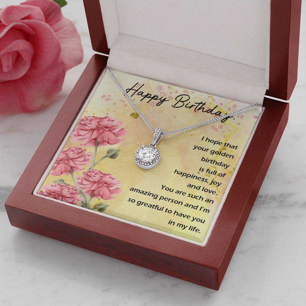 Birthday Gifts for Women - Personalized Necklace Jewelry with Message Card - Perfect Gift for Wife, Girlfriend, Best Friend - Great for Anniversaries, Valentine's Day & Special Occasions