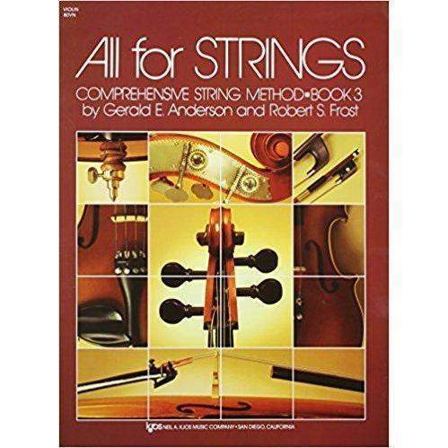 All For Strings Violin Book 3 - Comprehensive Violin Method for Intermediate Players | Perfect for School Orchestras, Private Lessons & Home Practice