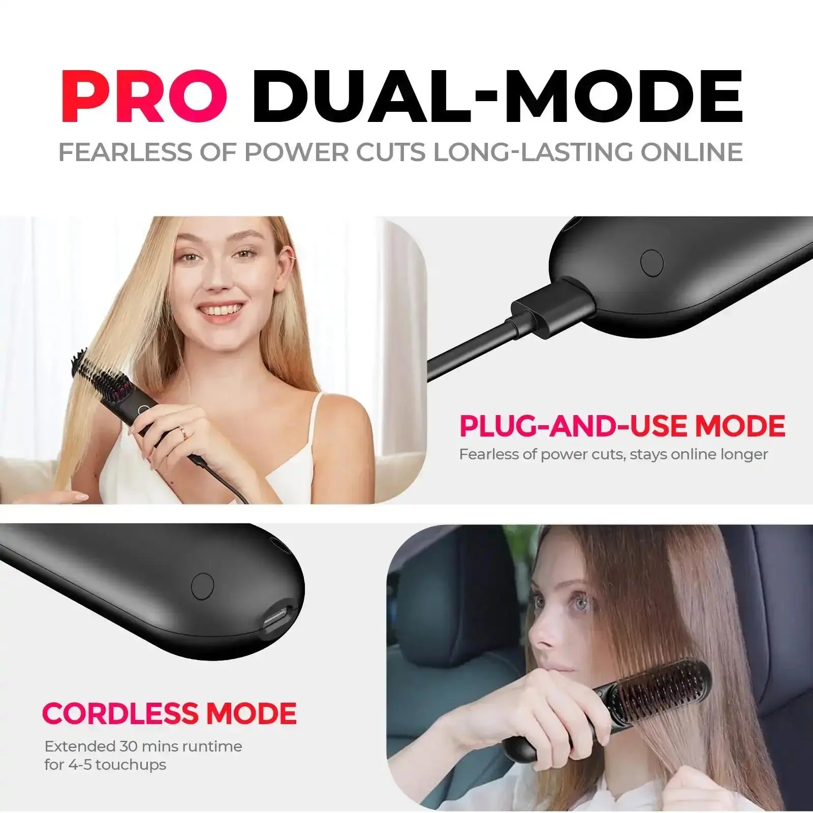 TYMO Porta Pro Hair Straightener - Professional Ionic Flat Iron for Smooth & Shiny Hair - Travel-Friendly & Fast Heating - Perfect for Home, Salon & On-The-Go Styling