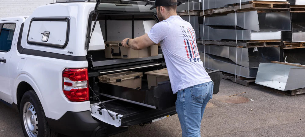 DECKED Truck Bed Drawer System for 2022+ Ford Maverick - Heavy Duty Storage Solution for Camping, Hunting & Work Gear