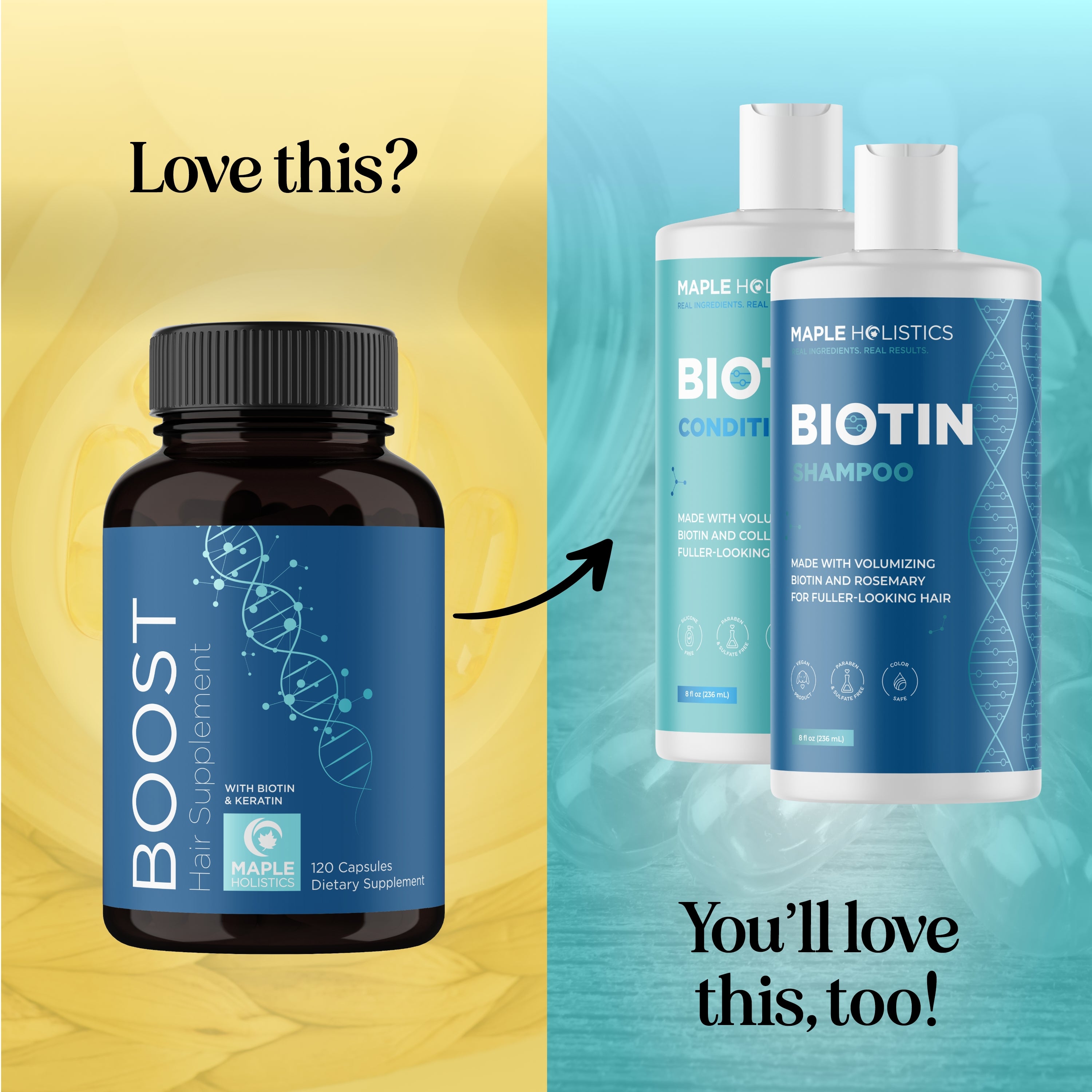 Premium Biotin Supplement for Hair Growth & Skin Health - 5000mcg Vegan Capsules for Stronger Nails & Thicker Hair - Daily Beauty & Wellness Support for Men & Women - Perfect for Hair Care Routine & Healthy Lifestyle