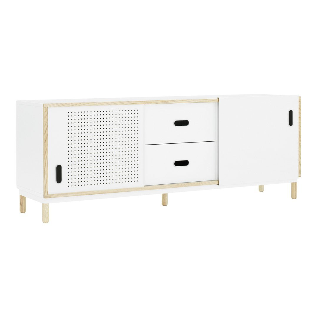 Modern Kabino Sideboard with 4 Drawers - Solid Wood Storage Cabinet for Living Room, Dining Room & Entryway - Stylish & Functional Home Organization Furniture