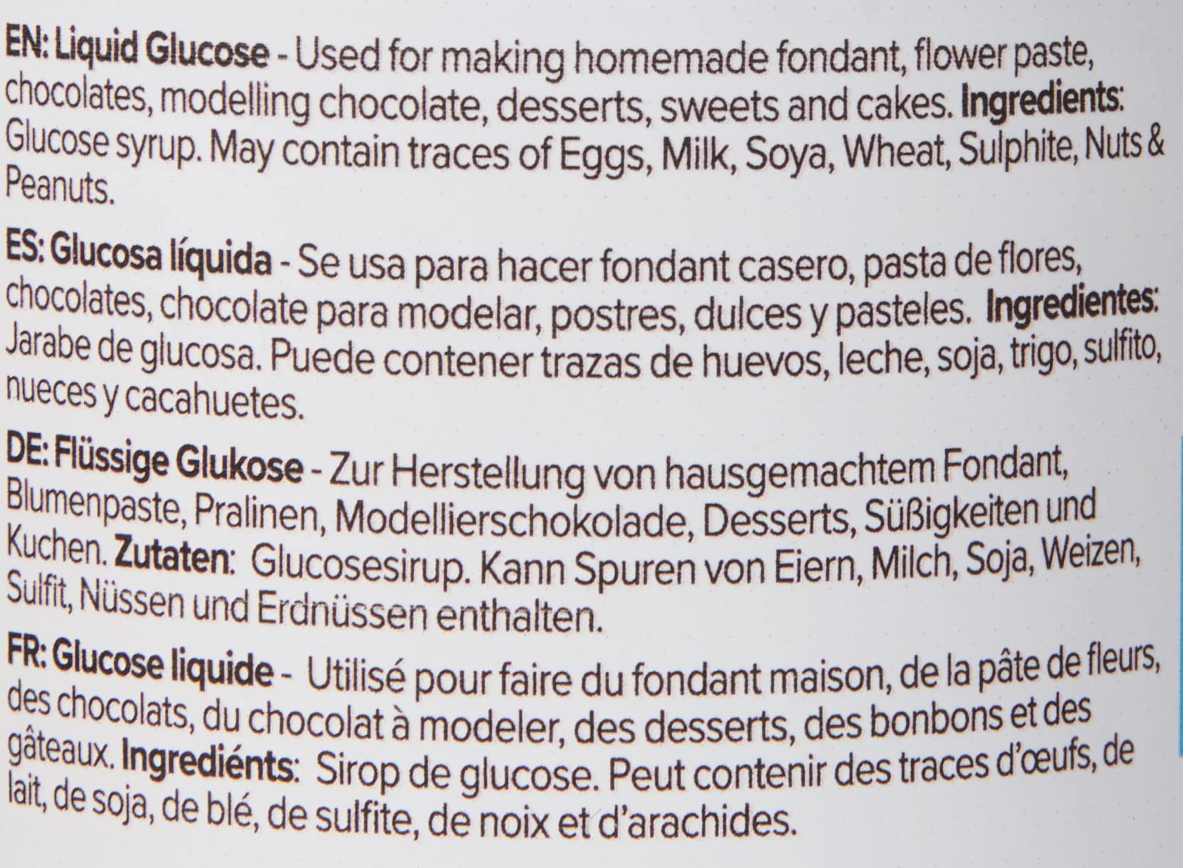 PME Liquid Glucose 325g - Premium Baking Syrup for Cakes, Candies & Desserts | Perfect for Fondant, Icing & Pastry Making