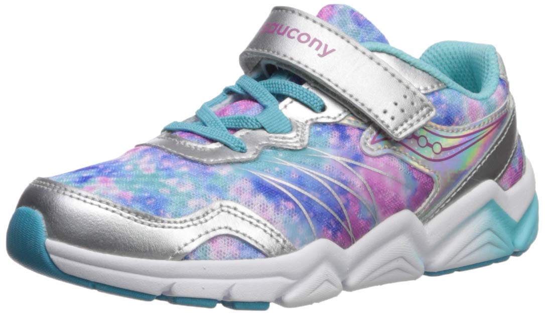 Saucony Kids' Flash A/C Sneakers - Lightweight Running Shoes for Boys & Girls - Breathable Mesh & Cushioned Sole - Perfect for School, Sports & Daily Play