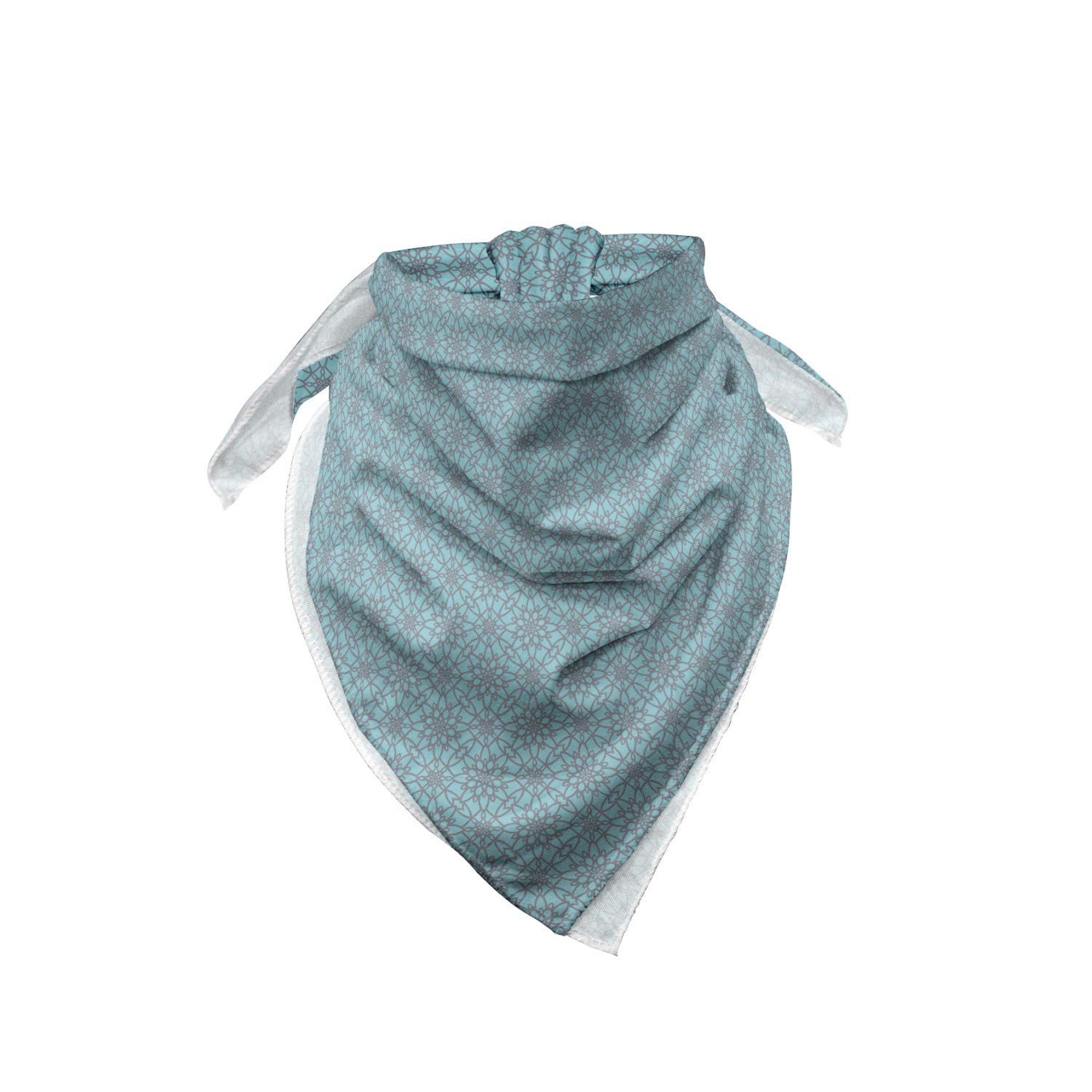 Ambesonne Unisex Bandana Scarf - Stylish Abstract Floral Lattice Design for Men & Women | Perfect for Headwear, Neck Tie, Fashion Accessories, Outdoor Activities and Casual Wear