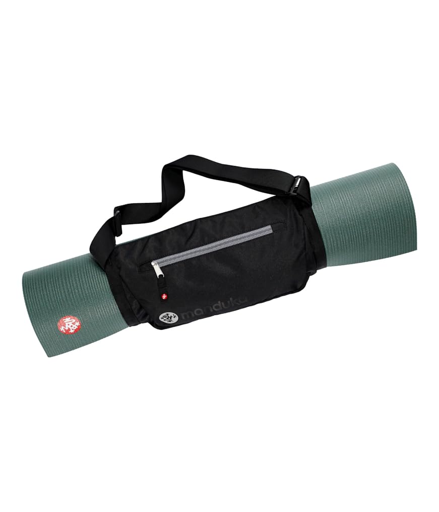 Manduka Go Play 3.0 Yoga Mat Bag - Black One Size | Premium Yoga Accessory for Travel & Studio Practice