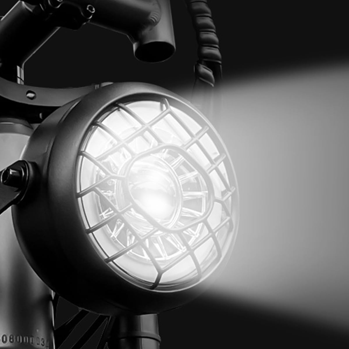 Bright LED Bike Headlight - 24V-52V Waterproof for Night Riding
