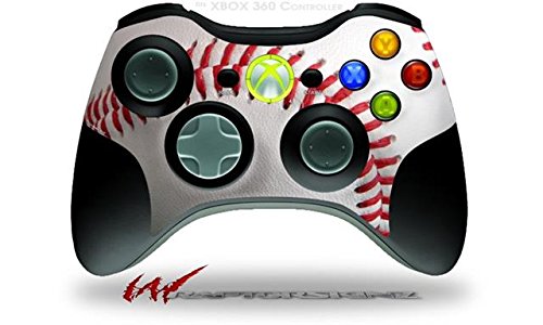 WraptorSkinz Vinyl Skin Decal for XBOX 360 Wireless Controller - Custom Baseball Design, Protective Cover (Controller Not Included) - Perfect for Gaming, Collectors & Personalization