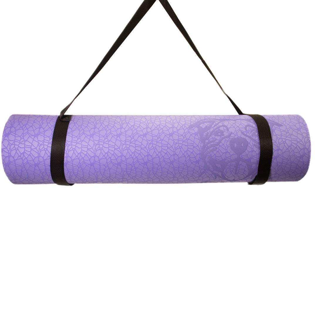 Premium Koa Yoga Mat - 6' x 2' x 8mm Thick TPE Eco-Friendly & Non-Toxic | Latex-Free & Non-Slip Surface | Supports Charity | Perfect for Hot Yoga, Pilates & Home Workouts