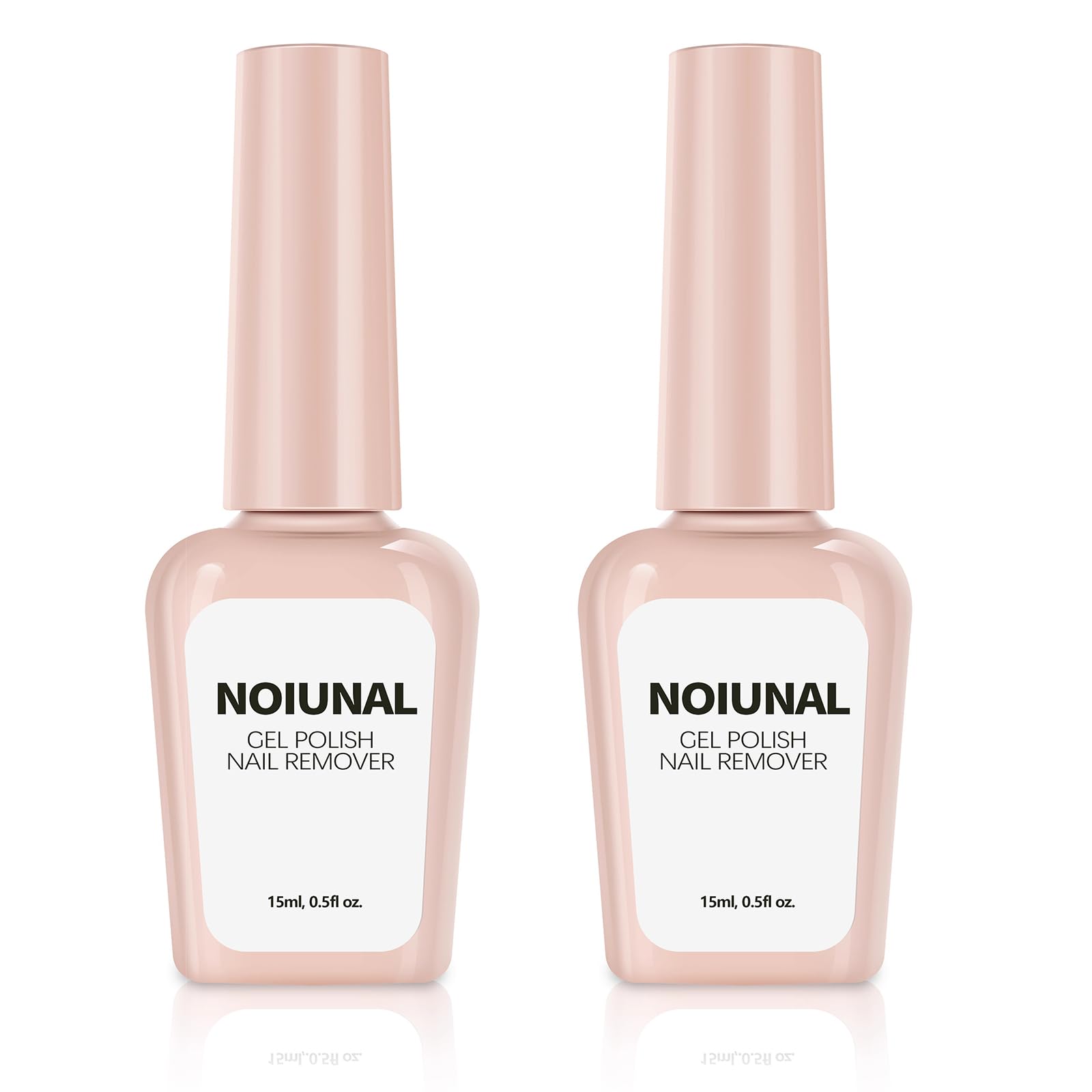 Professional Gel Nail Polish Remover Kit - 2 Pack Fast-Acting 3-Minute No Soak Formula (15ml Each) for Salon & Home Manicures | Safe & Easy Nail Art Removal Solution