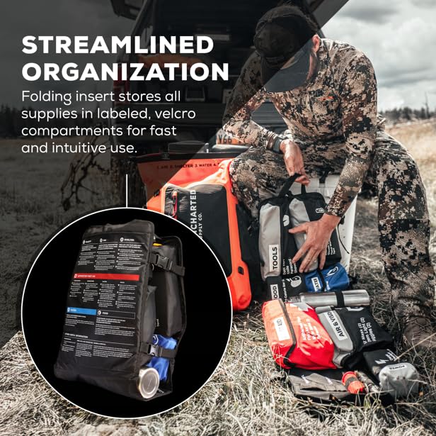 THE SEVENTY2® Pro Survival System - 72-Hour Emergency Preparedness Kit for Outdoor Adventures, Camping, Hiking & Natural Disasters | Compact & Durable Survival Gear