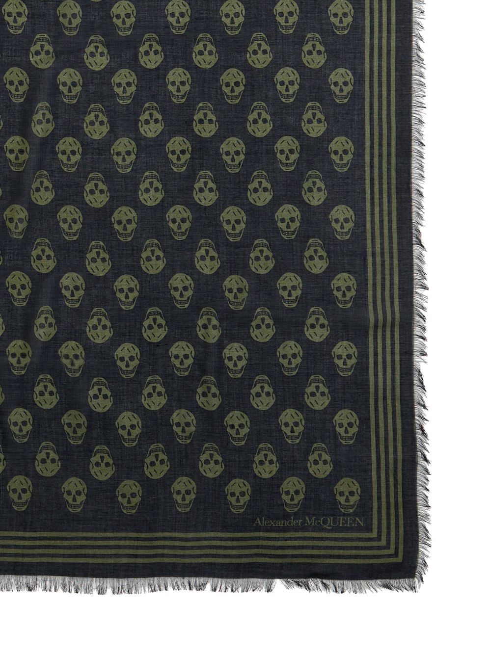 Alexander McQueen Black Scarves - Luxury Cashmere & Silk Wraps for Women, Fashionable Winter Accessories for Office & Evening Events