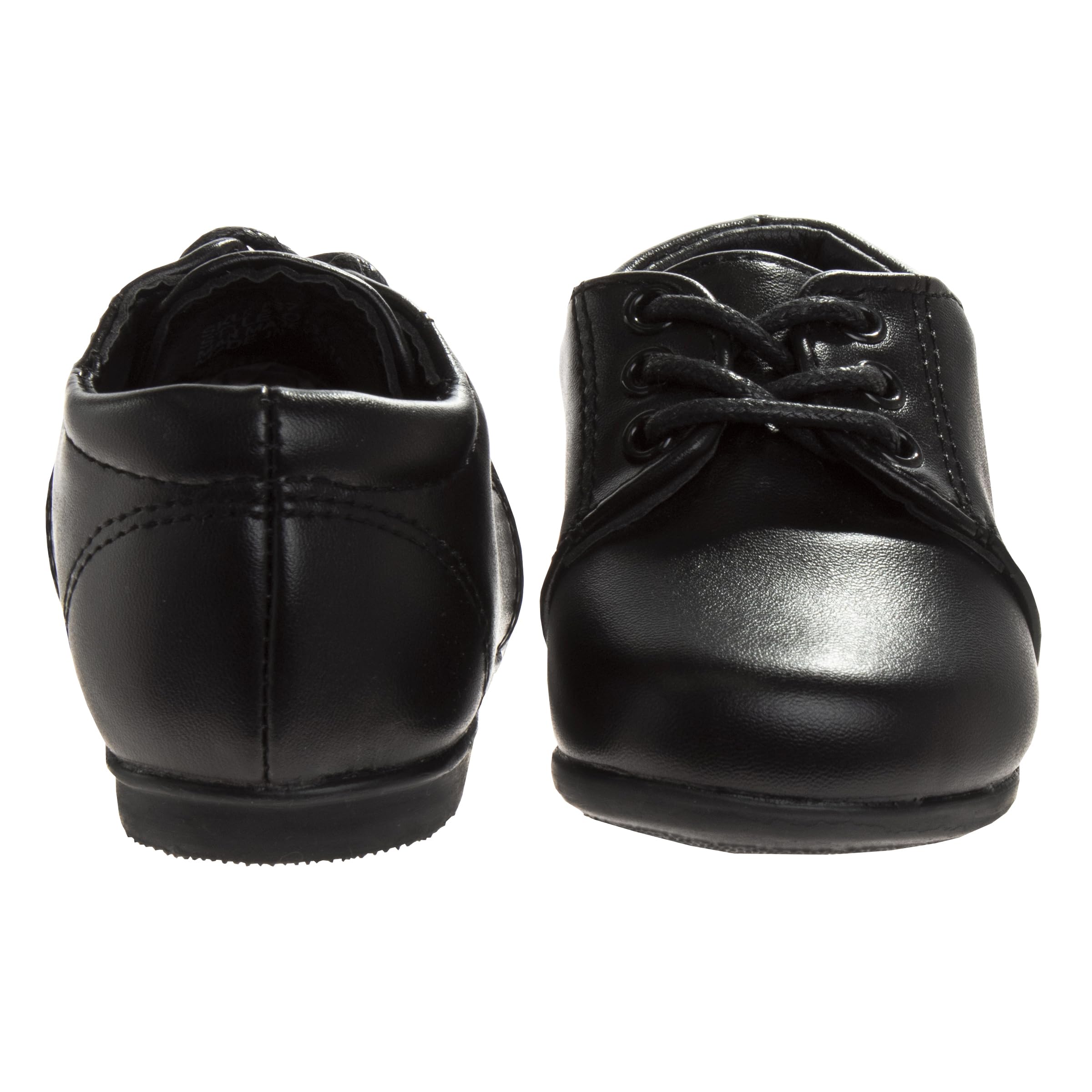 Josmo Baby Boys' Dress Shoes - Casual Leatherette Derby Walking Shoes for Infant & Toddler | Formal & Playtime Outfits | First Walkers, Church, Weddings & Special Occasions