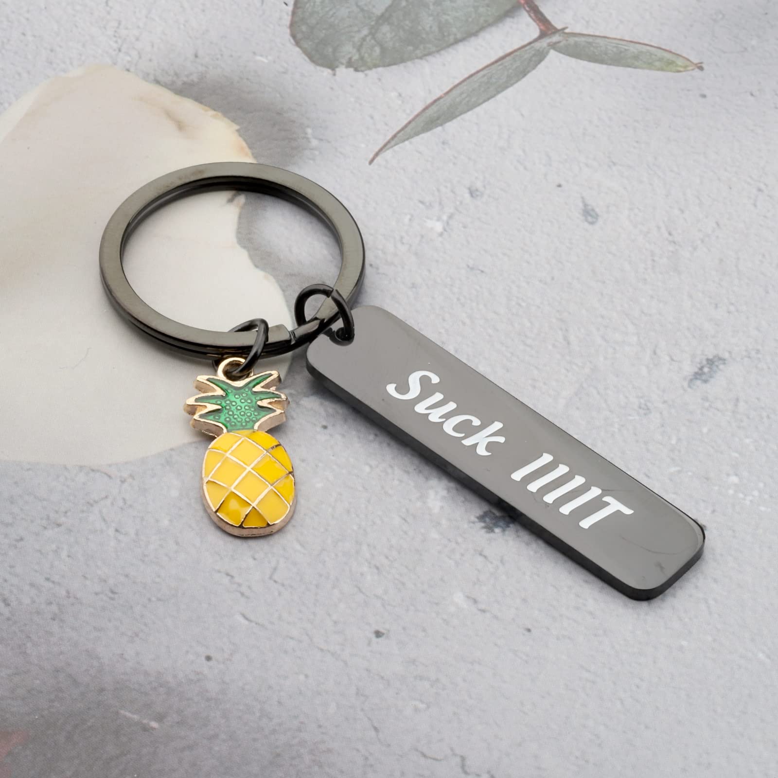 FAADBUK Pineapple Keychain - Psychedelic TV Show Inspired Gift for Fans - Perfect for Keychains, Backpacks, and Party Favors
