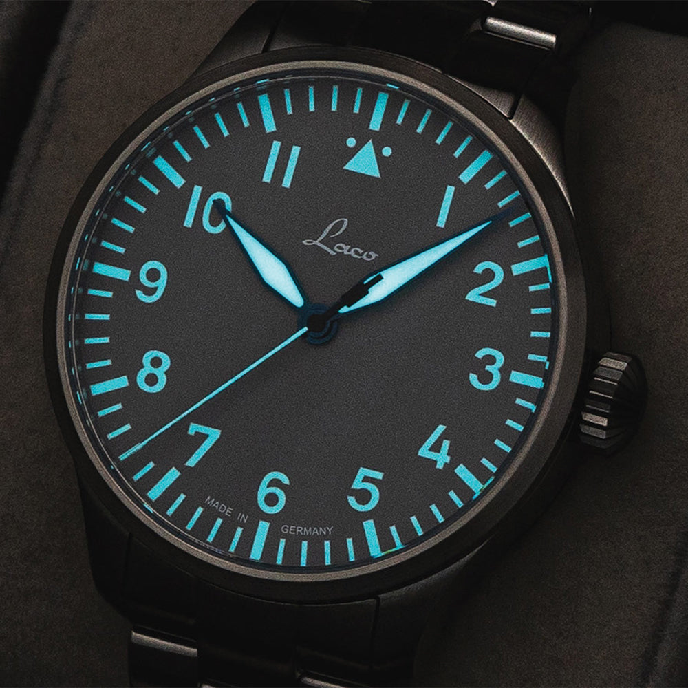 Pilot Basic Augsburg MB Automatic 42mm Grey Stainless Steel Watch with Bracelet - Perfect for Business, Casual Wear & Travel