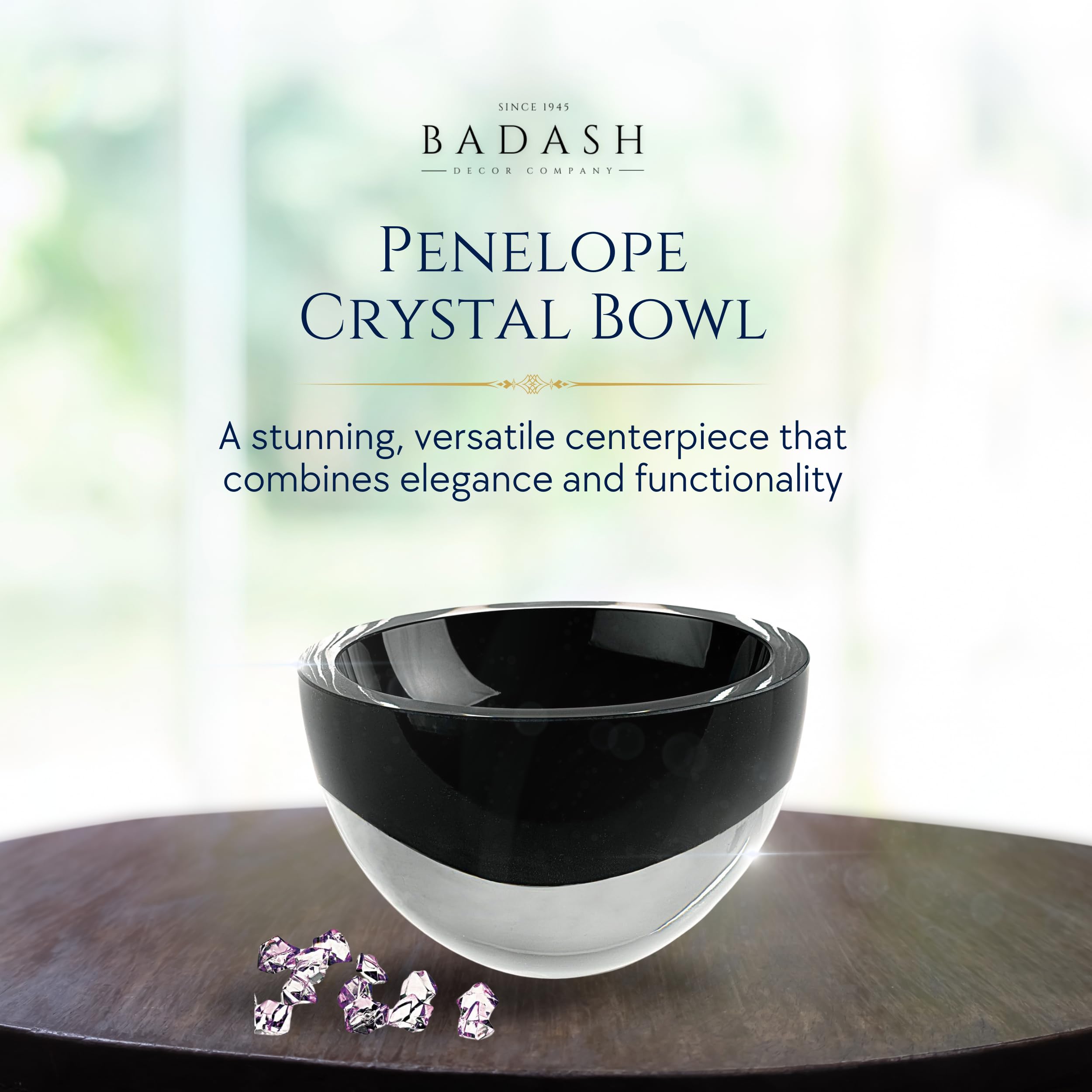 Badash Penelope Crystal Decorative Candy Dish - 6