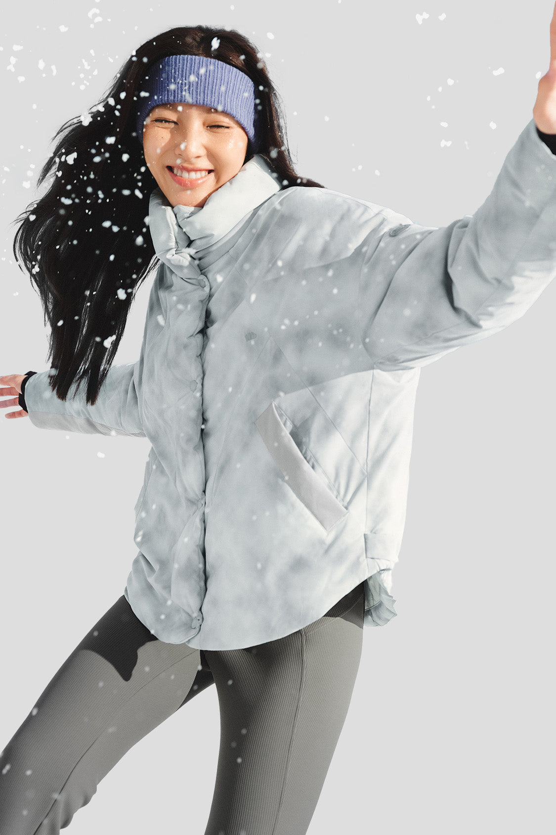 HeatGuard Women's High Warmth Stand Collar Winter Jacket - Cozy Outerwear for Cold Weather, Snow Activities & Daily Commute