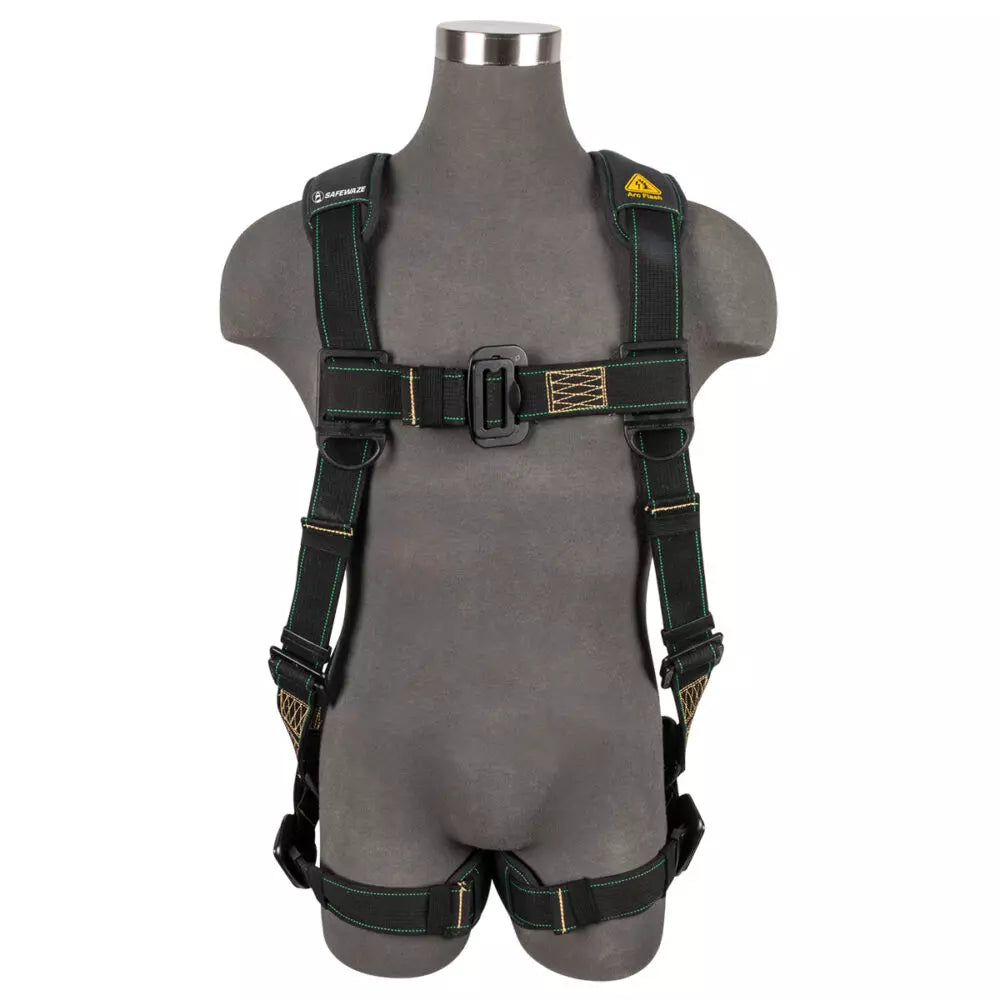 Arc Flash Full Body Harness DE 1D with DE MB Chest & Leg Protection - Safety Gear for Electrical Workers & Industrial Use