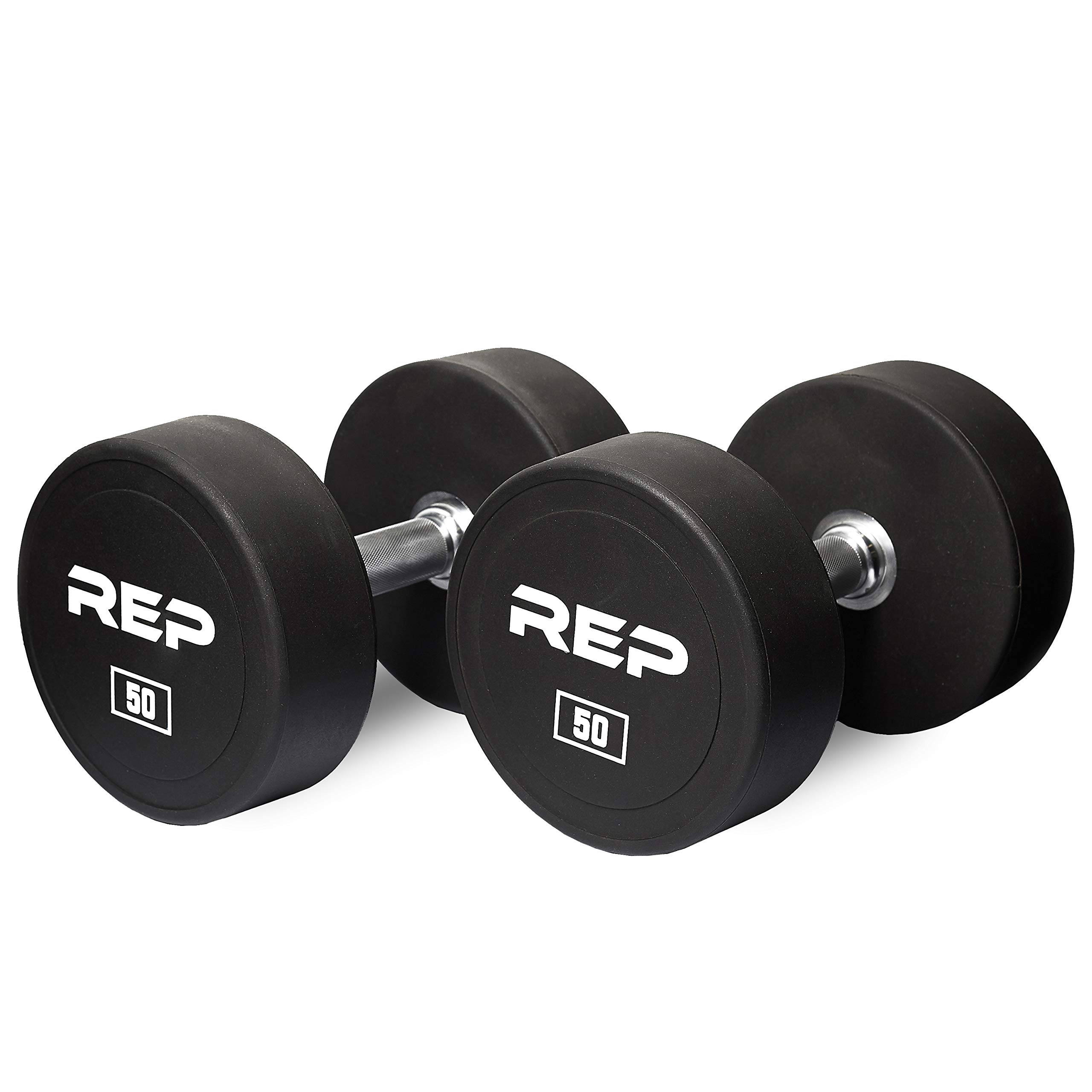REP FITNESS Urethane Coated Dumbbells - Premium Weight Lifting Equipment for Home Gym & CrossFit Training | Perfect for Strength Training, HIIT Workouts & Fitness Enthusiasts