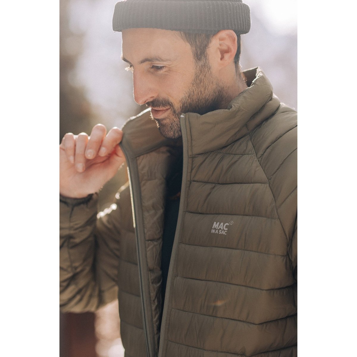 Mac In A Sac Synergy Men's Insulated Packable Jacket - Lightweight Waterproof Windbreaker for Outdoor Hiking, Camping & Travel