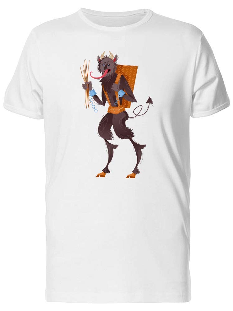 Smartprints Krampus T-Shirt for Men - Gothic Horror & Christmas Themed Graphic Tee - Perfect for Halloween, Christmas Parties & Casual Wear