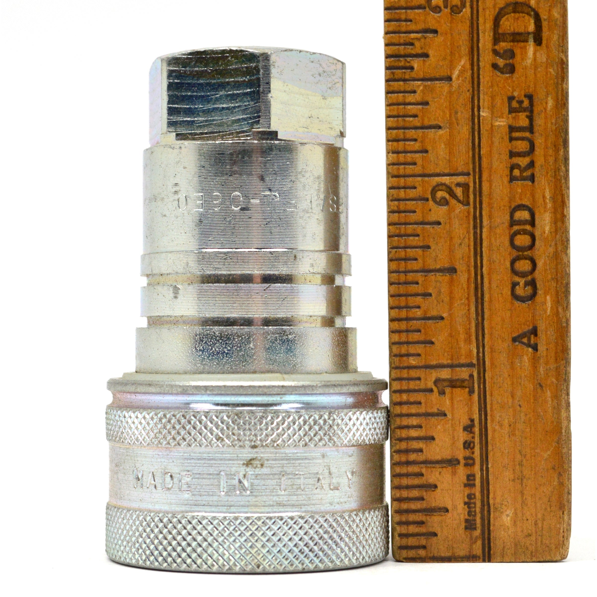 Quick Connect/Release Coupling by Faster No. NV1 12SAFFJ 08E0 Push Pull - Fast & Secure Hose Fittings for Industrial, Hydraulic & Pneumatic Systems