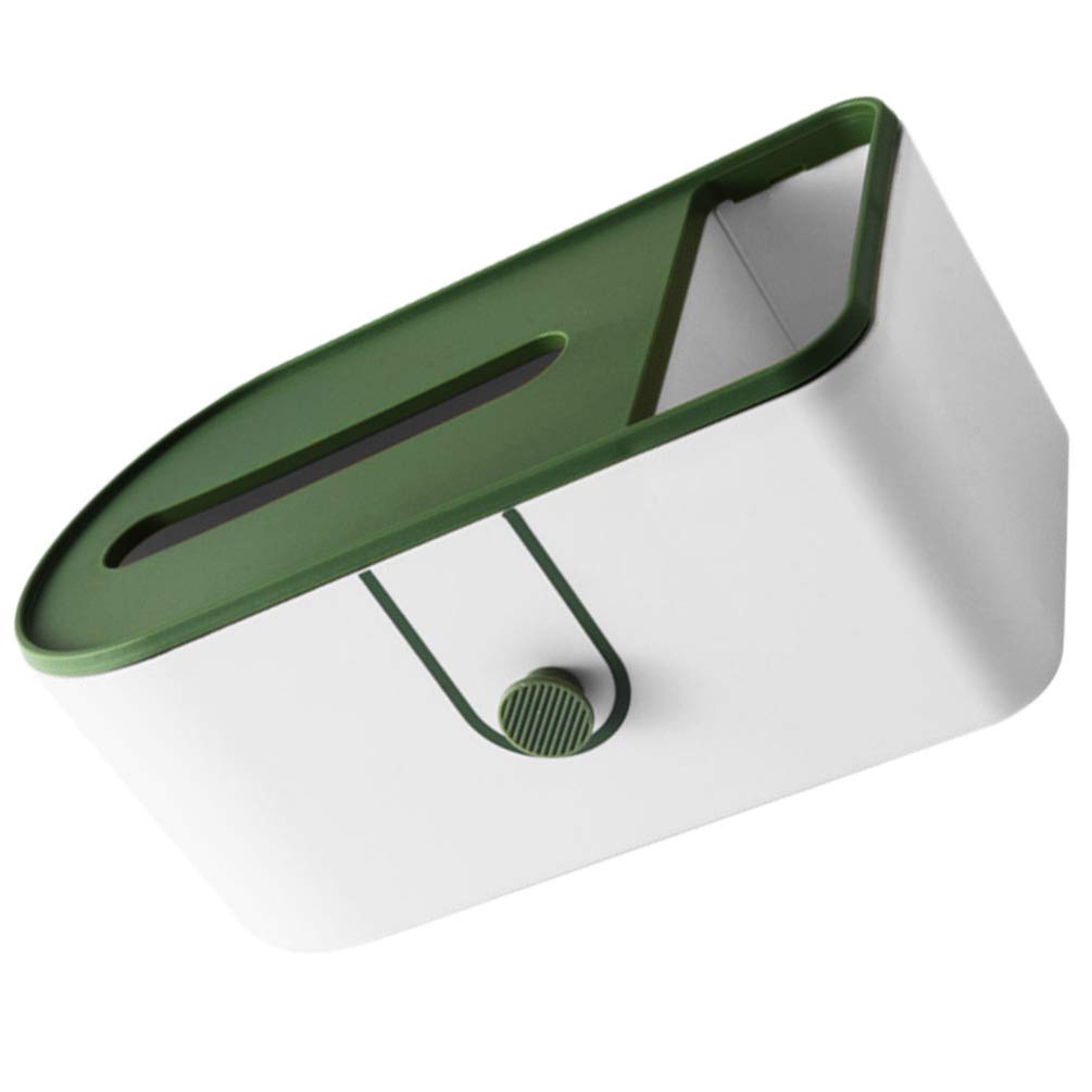 Premium Hemoton Paper Box Container & Napkin Holder - Vanity Organizer Tray, Facial Tissue Dispenser, Desktop Paper Towel Holder for Home & Office Organization | Perfect for Bathroom, Kitchen, and Desk Use