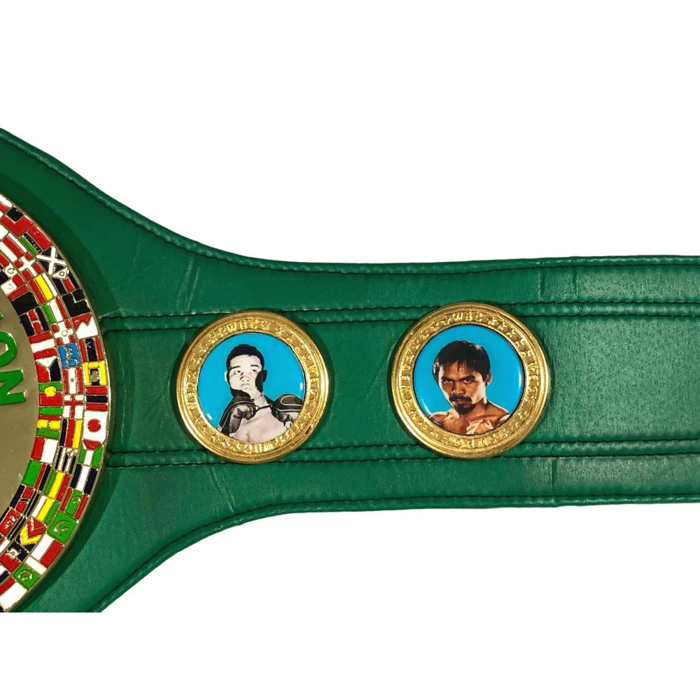 Authentic Manny Pacquiao Signed WBC Championship Boxing Belt with COA - Collectible Sports Memorabilia for Boxing Fans, Man Cave Decor, and Gift for Fight Enthusiasts