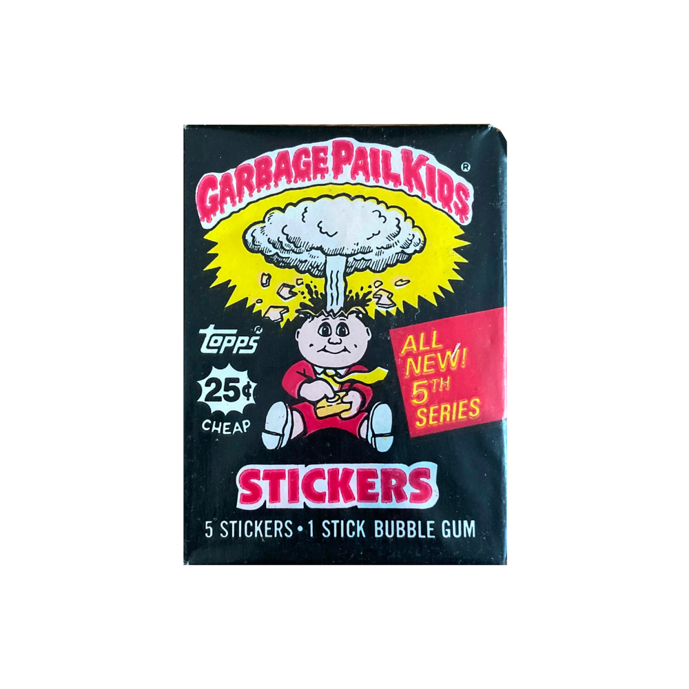 1986 Topps Garbage Pail Kids Series 5 Unopened Trading Card Pack - Vintage Collectible for Card Enthusiasts & 80s Nostalgia Lovers - Perfect for Display, Gifts & Investment