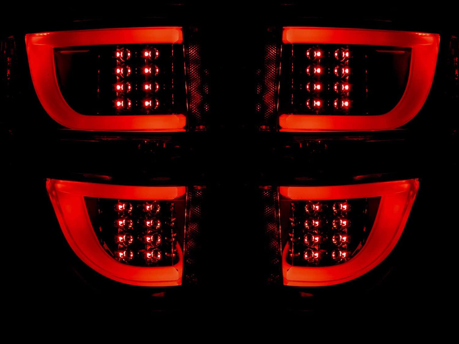 Smoke LED Tail Lights for Ford F-150 Version 2 - Pair | High-Performance Brake Lights | Durable & Stylish Upgrade for Night Driving & Off-Road Adventures