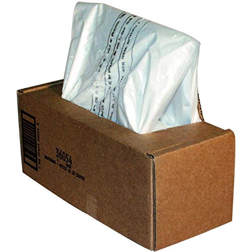 Fellowes Powershred Shredder Bags for 125/225/2250 Series Shredders - 50 Pack with Ties (36054) | Compatible with Fellowes Paper Shredders | Perfect for Office, Home & Business Document Security
