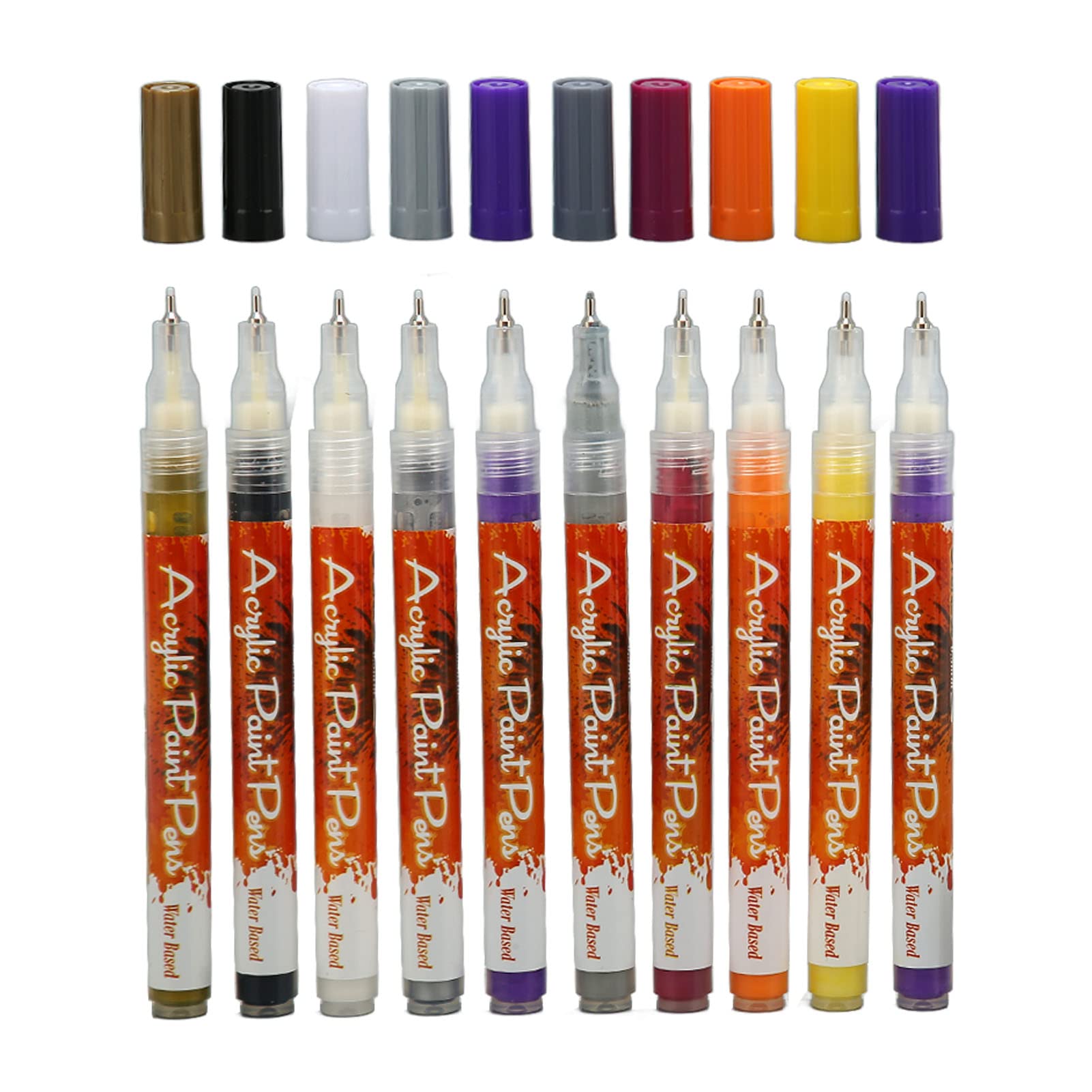 10 Color 3D Nail Art Pen Set - ABS Plastic Dotting & Painting Tools for DIY Nail Designs - Perfect for Valentine's Day, Parties & Home Manicures (10PCS)
