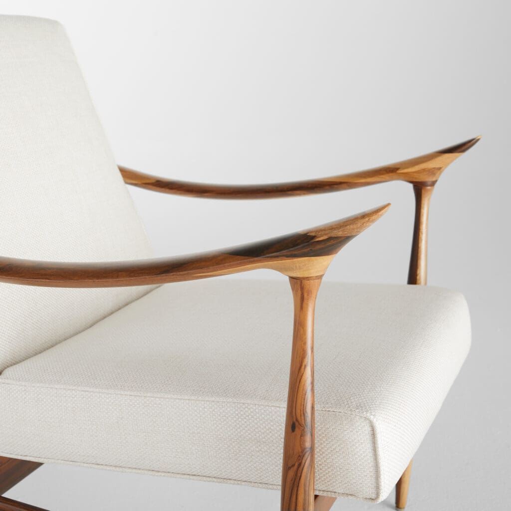 Cyan Design 11817 Oscar Arm Chair - Light Brown and Cream Upholstered Living Room Accent Chair | Perfect for Home Office, Lounge & Reading Nook