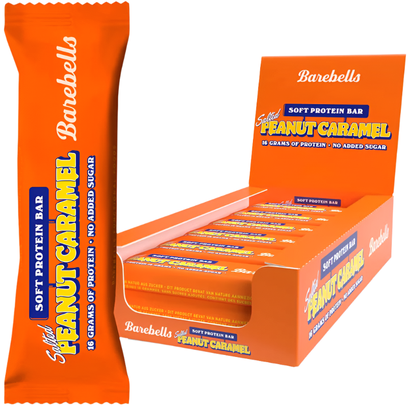 Barebells High Protein Soft Bar - 12 Pack (55g Each) | Low Sugar, Gluten Free Snack for Workout Recovery, Weight Loss & On-the-Go Energy