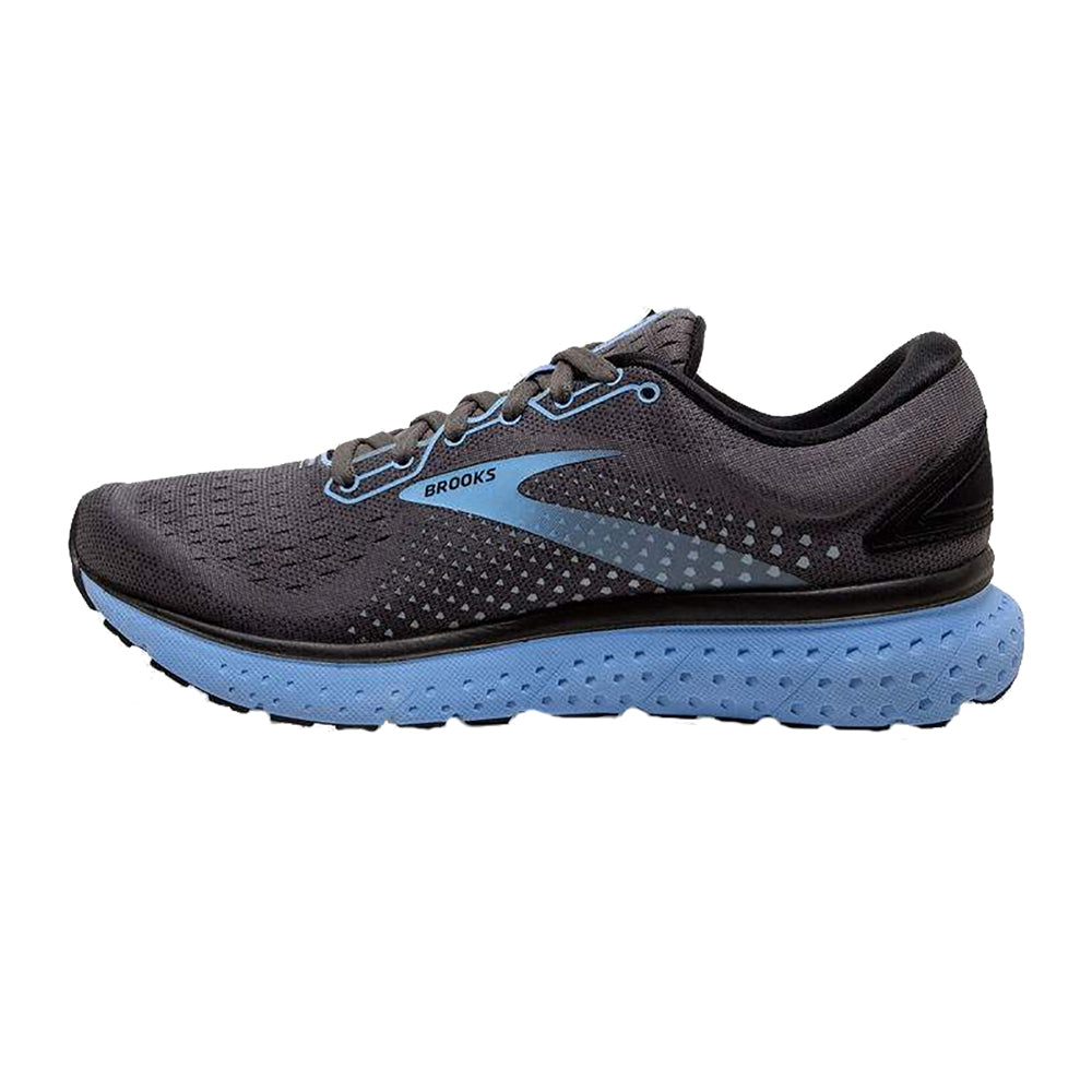 Brooks Glycerin 18 Women's Running Shoes - Cushioned Road Running Sneakers for Women in Blue | Perfect for Long Distance Running & Daily Training