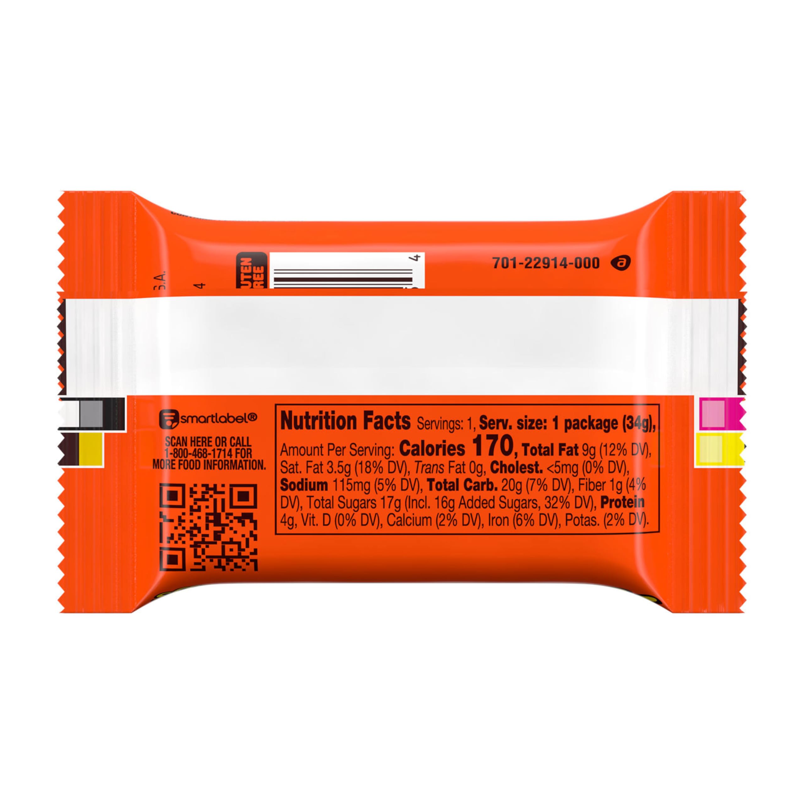 REESE'S Big Cup Milk Chocolate Peanut Butter Cups Stuffed with REESE'S Puffs - 1.2 oz Candy Pack for Halloween, Parties & Sweet Treats