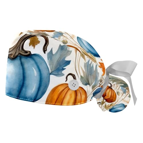 Pumpkins Fall Leaves