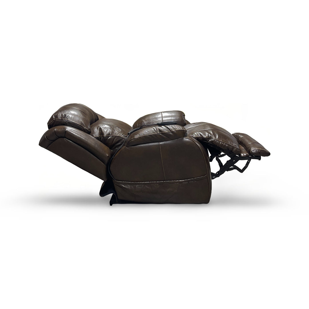 Andrew Genuine Leather Power Reclining Sofa Set - 3-Piece Living Room Sectional with USB Charging | Perfect for Home Theater, Family Gatherings & Relaxation