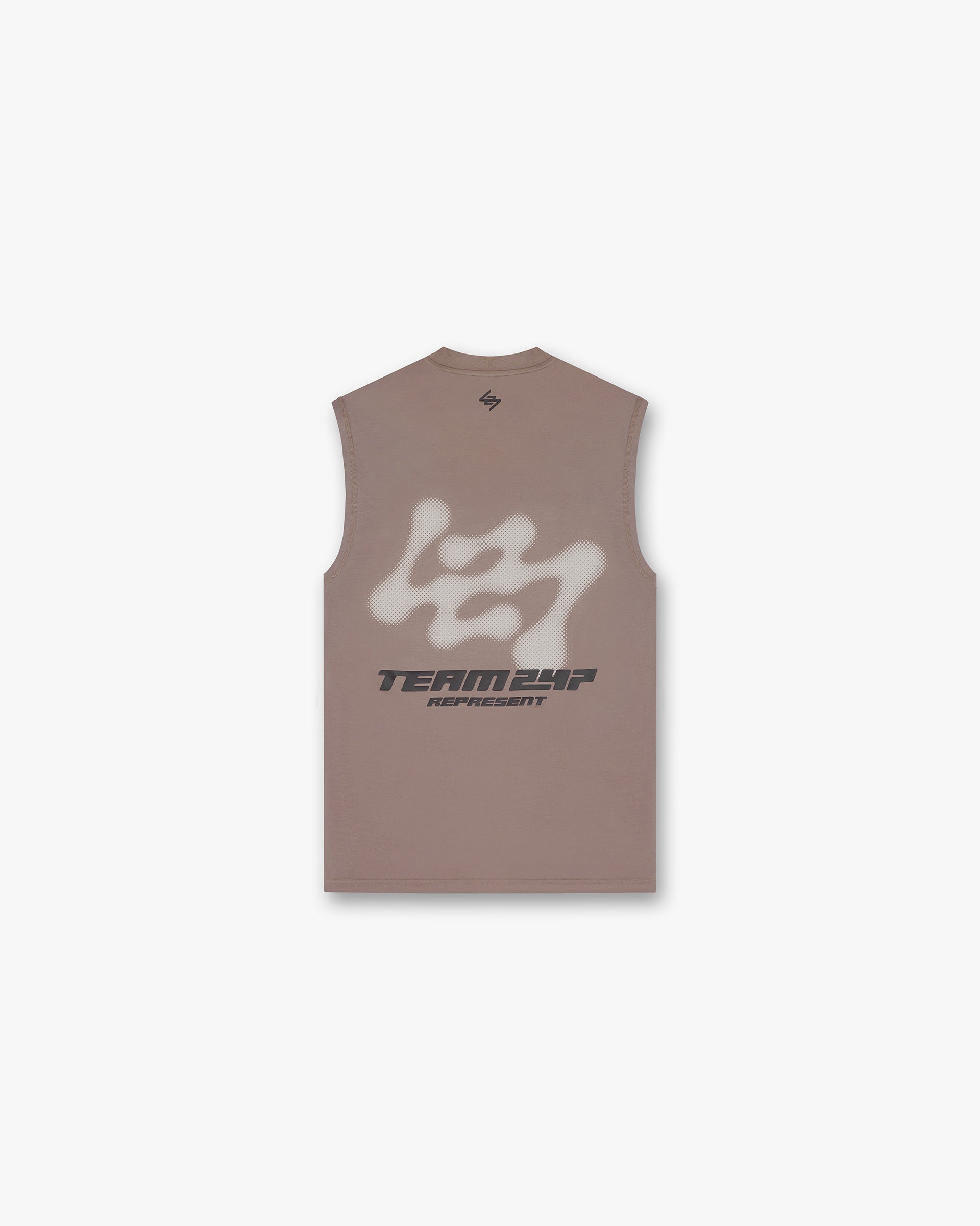247 Future Terrains Oversized Tank Top in Umber - Stylish & Comfortable Loose Fit Women's Casual Wear for Summer, Beach, and Everyday Outfits