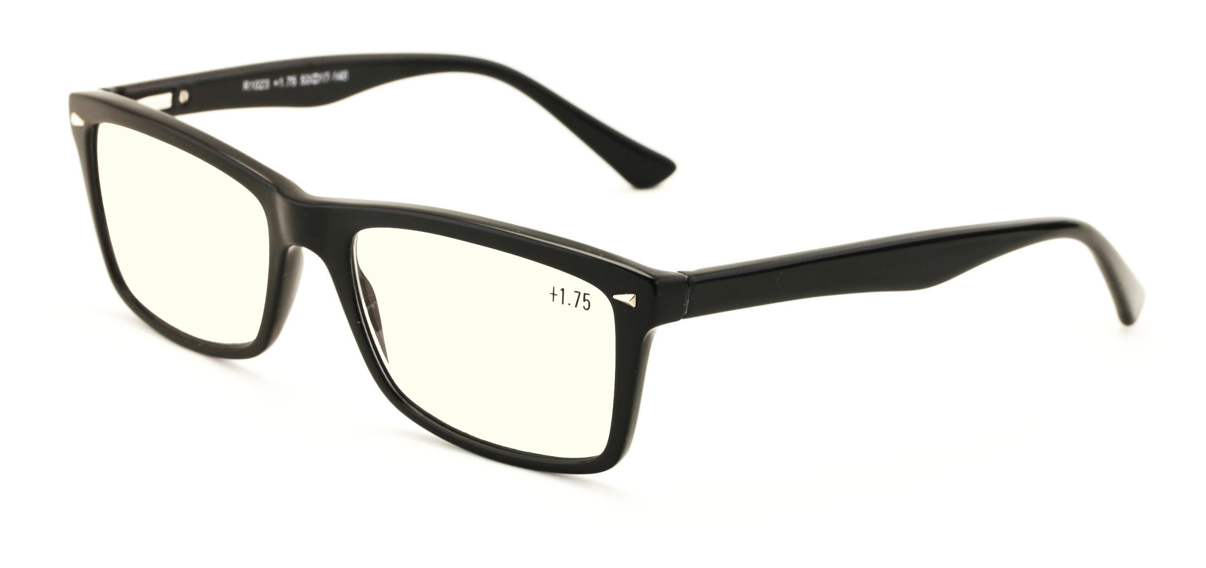 Blue Light Blocking Glasses for Computer & Reading - Anti Blue Ray UV Glare Protection, Lightweight TR90 Rectangular Frame - Perfect for Office Work, Gaming & Screen Time