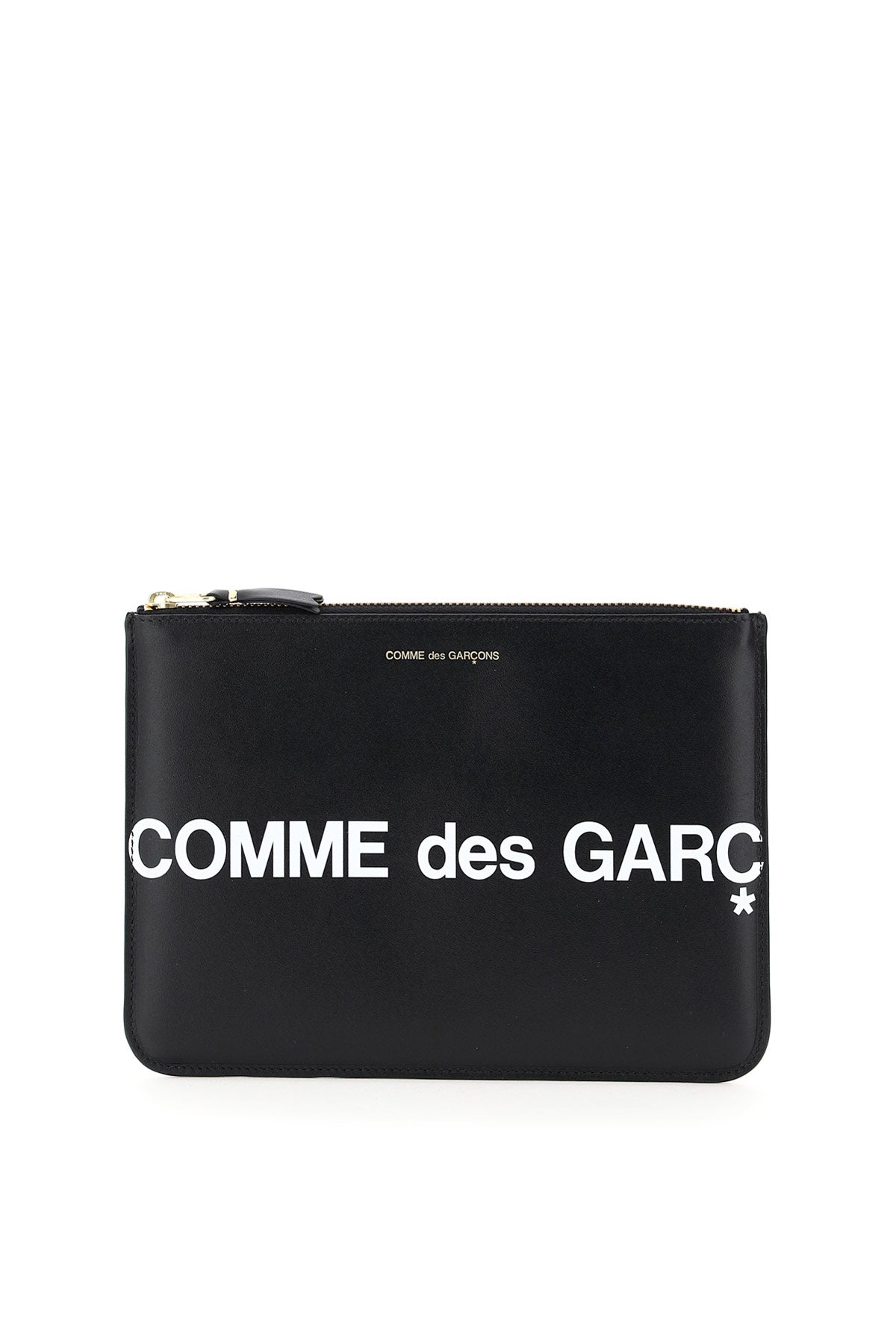 Comme des Garçons Genuine Leather Wallet Pouch with Logo - Stylish & Durable for Everyday Use, Travel & Gifts