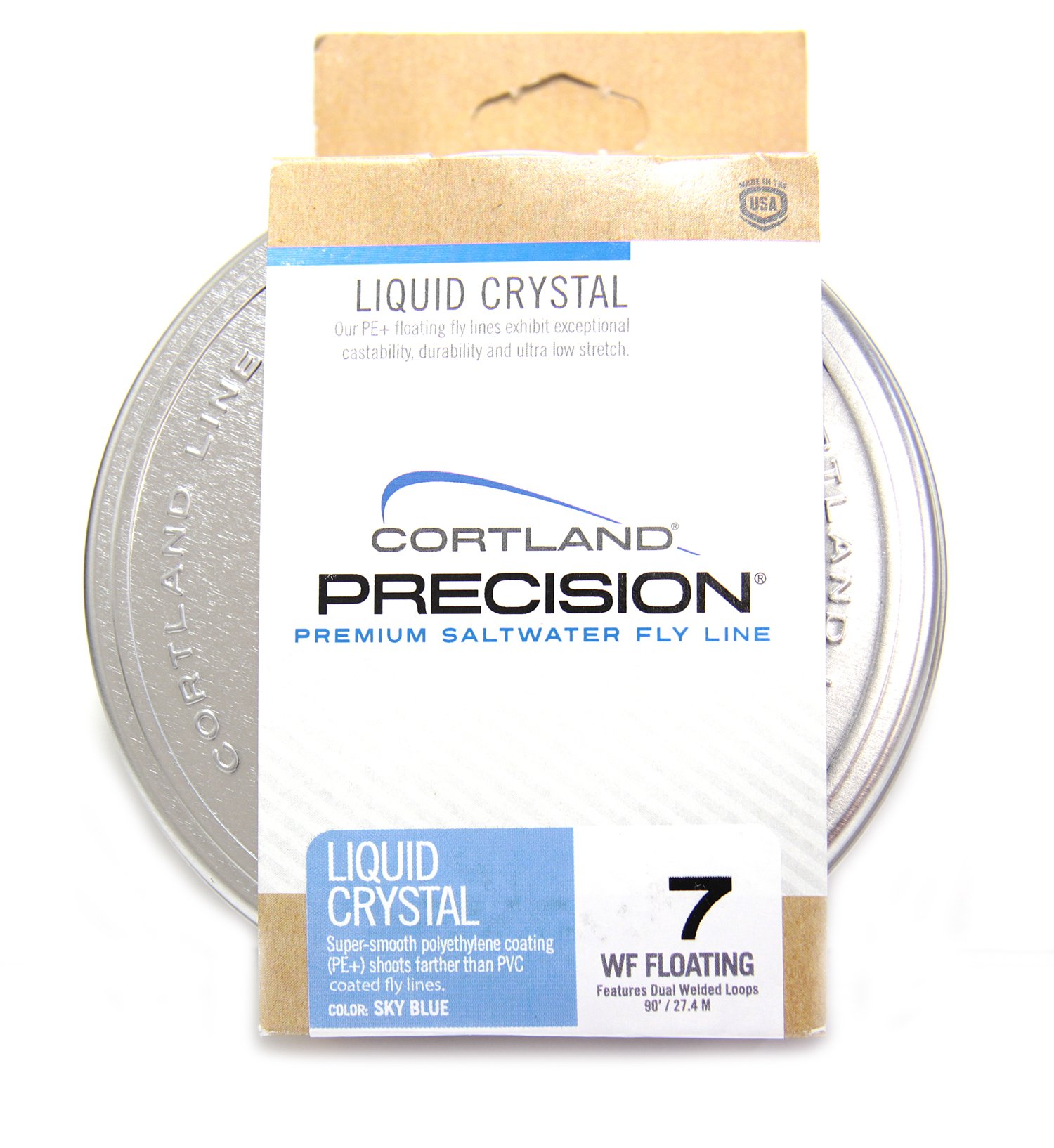 Cortland Flats Taper Fly Fishing Line - Premium Saltwater & Freshwater Fly Line for Trout, Bass, and Salmon | Perfect for Coastal Flats, Rivers, and Lakes