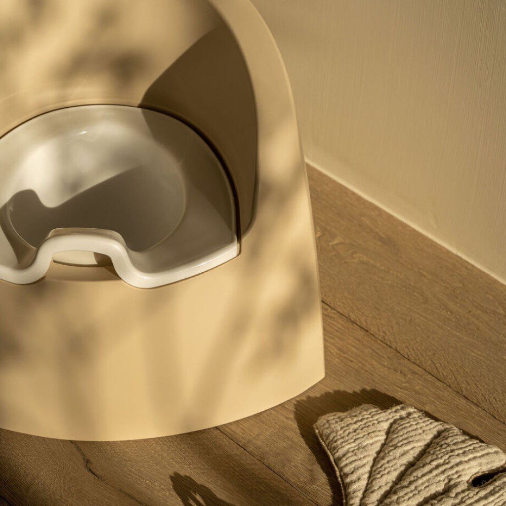 QUAX My Potty Training Toilet for Toddlers - Soft Clay Design for Kids, Easy to Clean & Portable - Perfect for Home, Travel & Daycare Use