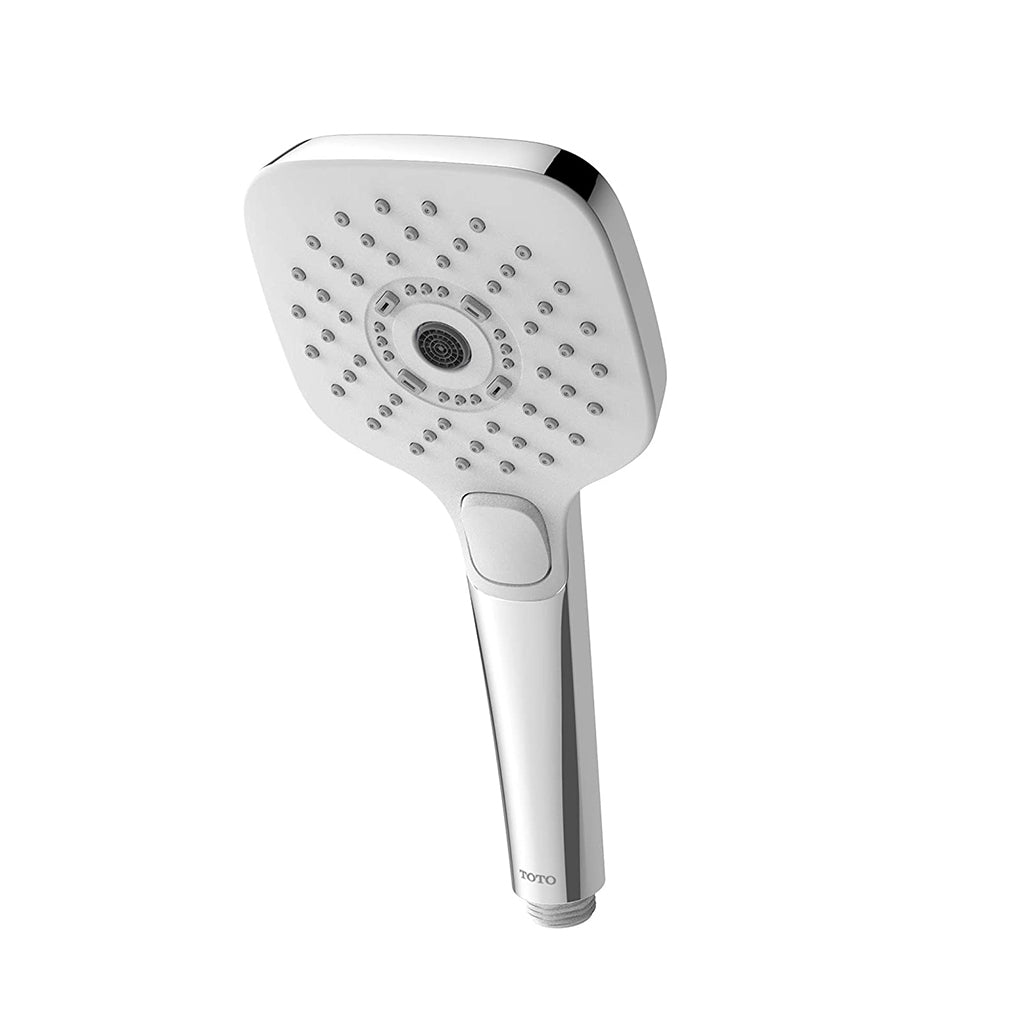 G Square 3 Mode Hand Shower with Wall Mount - 5 ABS/Polished Chrome Finish for Bathroom, Shower & Spa Relaxation